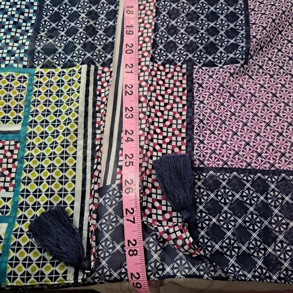 Multi Media Pattern One Size Cover Up - Picture 8 of 10